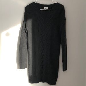 Long-sleeve sweater dress